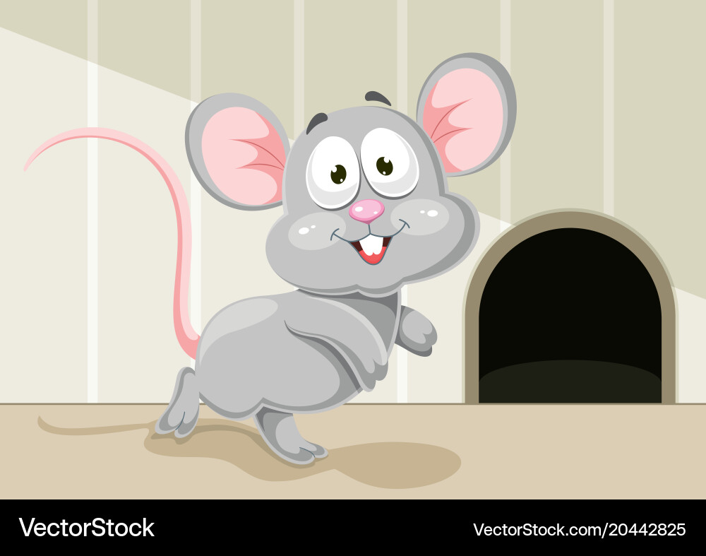 Cartoon mouse Royalty Free Vector Image - VectorStock