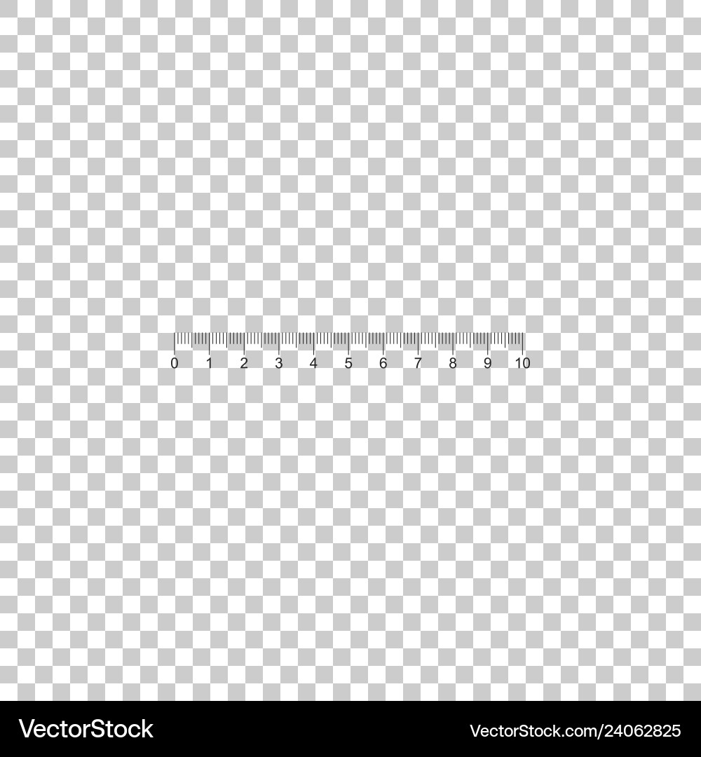 Measuring scale markup for rulers icon isolated Measuring scale markup for rulers icon isolated Vector Image