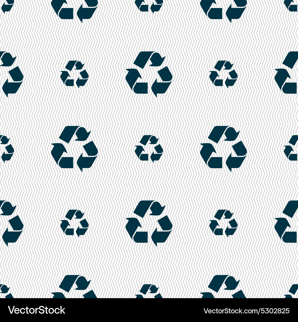 Processing icon sign seamless pattern vector image