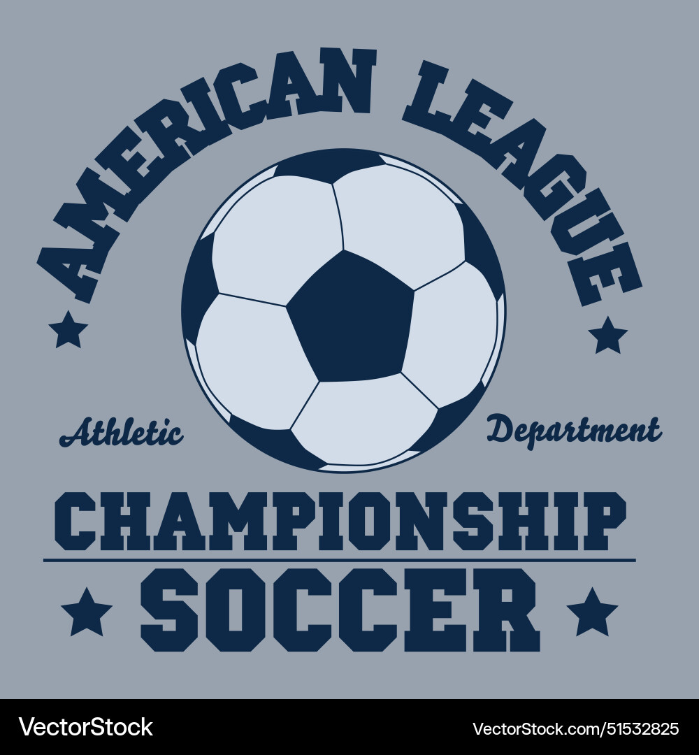 Soccer logo or football club sign badge Soccer logo or football club sign badge vector image