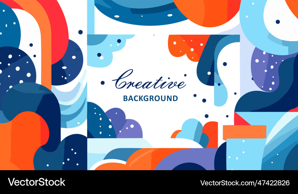 Abstract background with wavy lines and spots Abstract background with wavy lines and spots vector image
