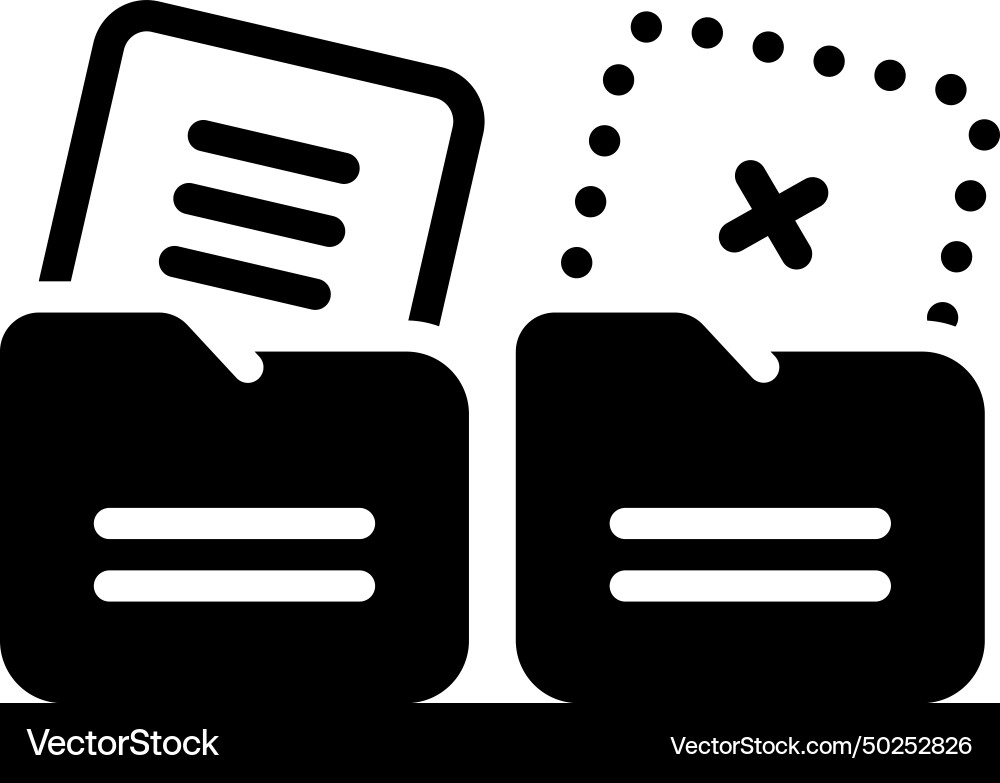 Missing data vector image