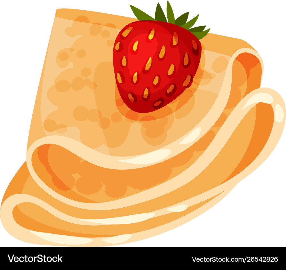Pancakes in shape a triangle Pancakes in shape a triangle Vector Image