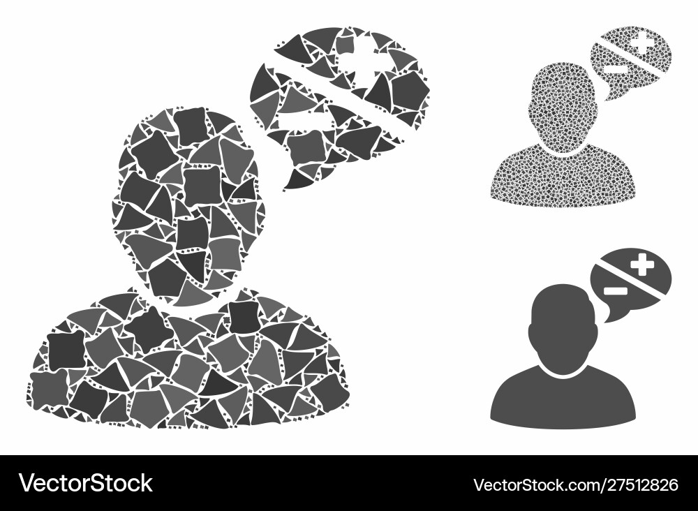 User arguments composition icon abrupt elements User arguments composition icon abrupt elements vector image