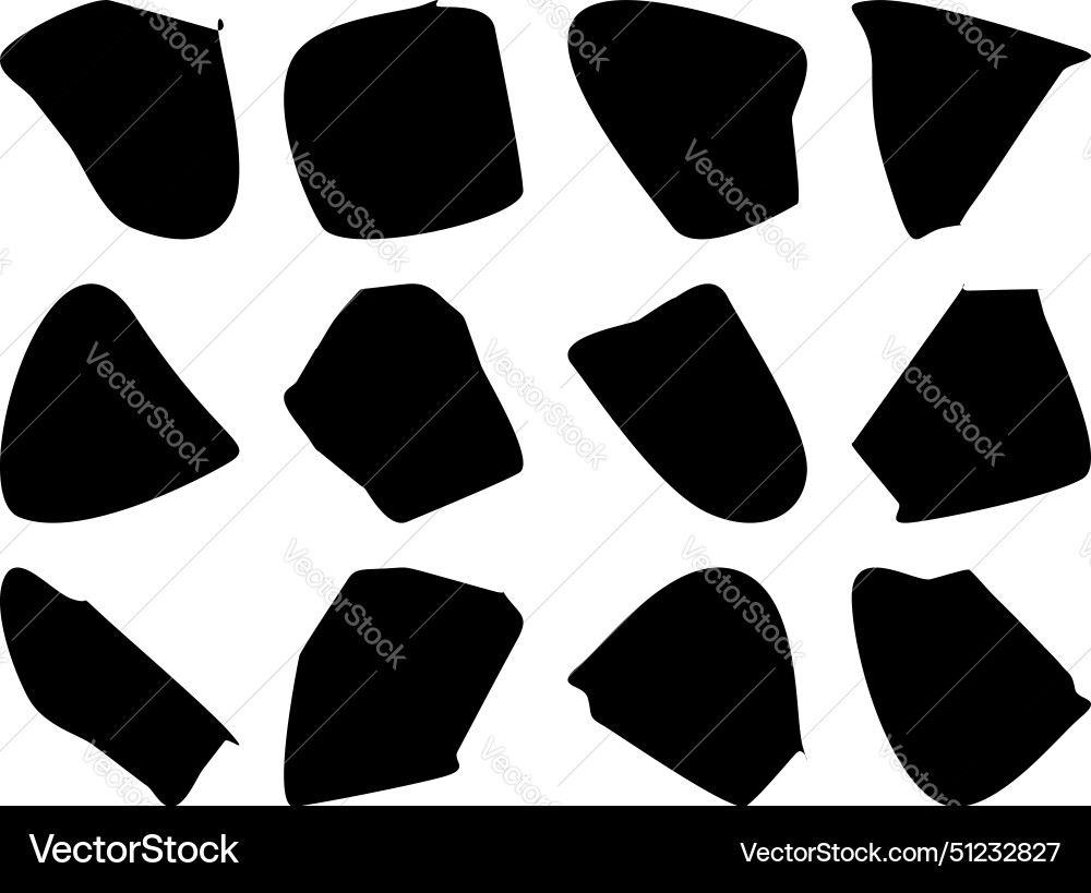 Abstrakte blobs flüssige formen symbol visuell Vektorbild