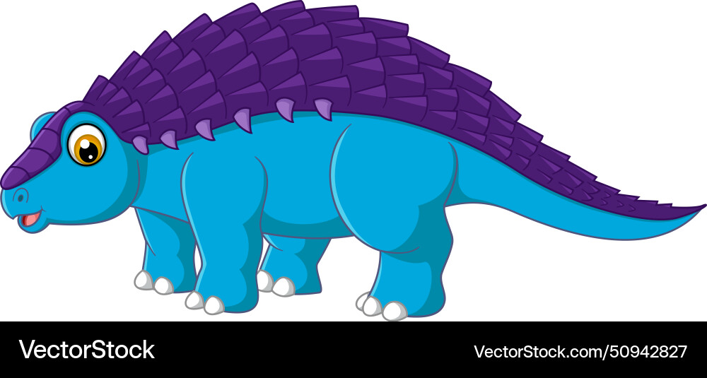 Cartoon nadosaurus auf weißem Hintergrund Cartoon nadosaurus auf weißem Hintergrund vektorbild
