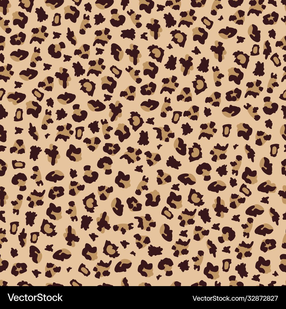 Leopard or cheetah seamless pattern for prints Vector Image