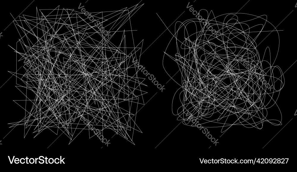 Matching pair of edgy geometric angular Matching pair of edgy geometric angular vector image