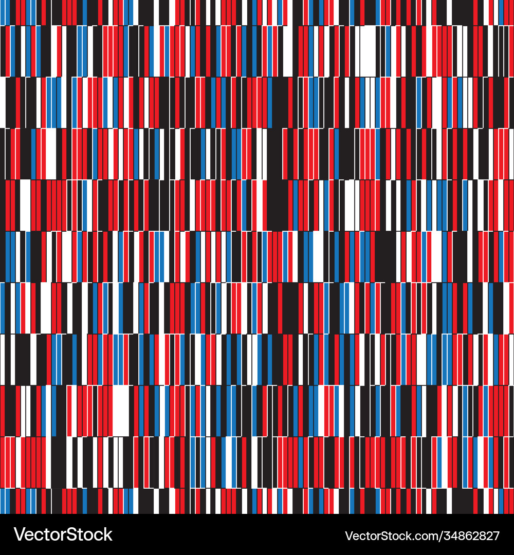 Seamless pattern with vertical colored lines Vector Image