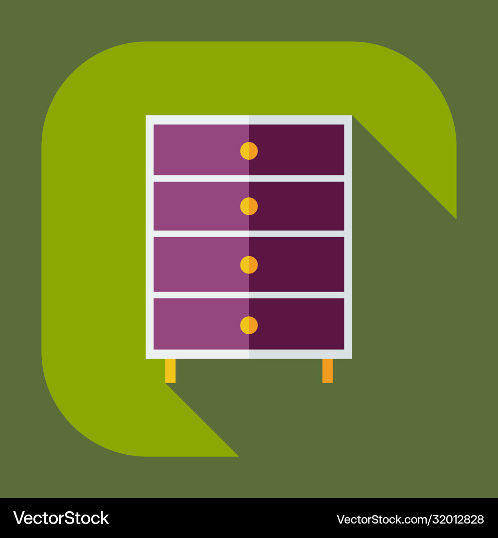 Flat modern design with shadow icons commode Flat modern design with shadow icons commode vector image