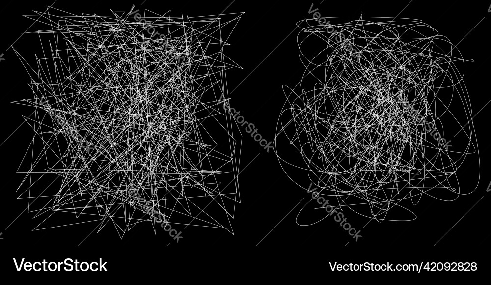 Matching pair of edgy geometric angular Matching pair of edgy geometric angular vector image