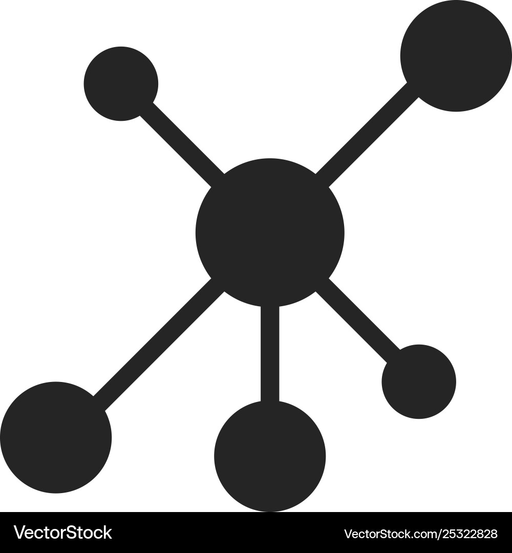 Netzwerk Icon Netzwerk Icon vektorbild