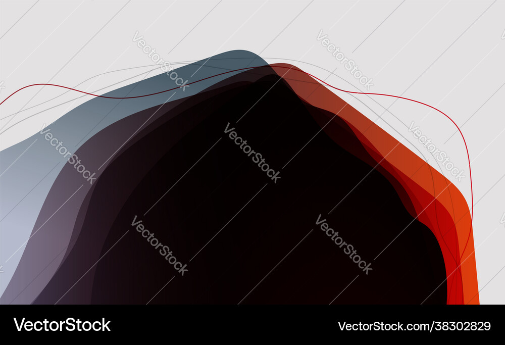 Abstract curve shapes and lines wave background ve Abstract curve shapes and lines wave background ve Vector Image