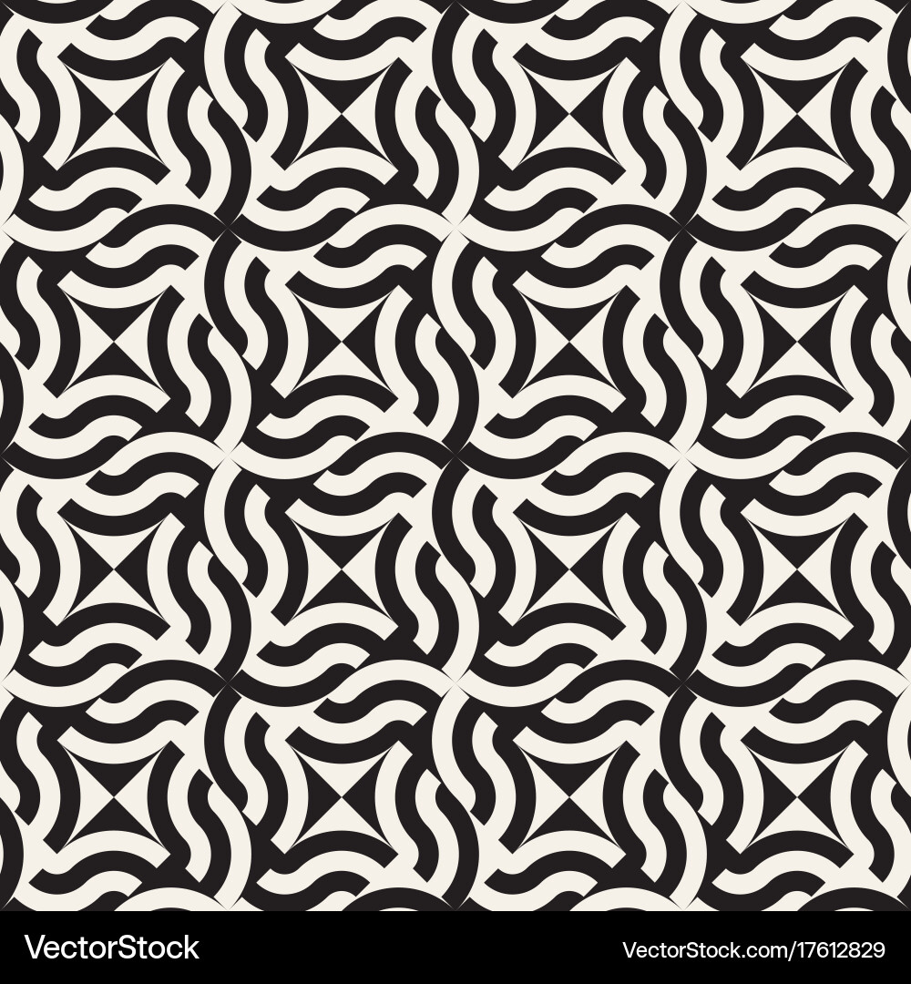 Abstract geometric pattern with stripes lines vector image