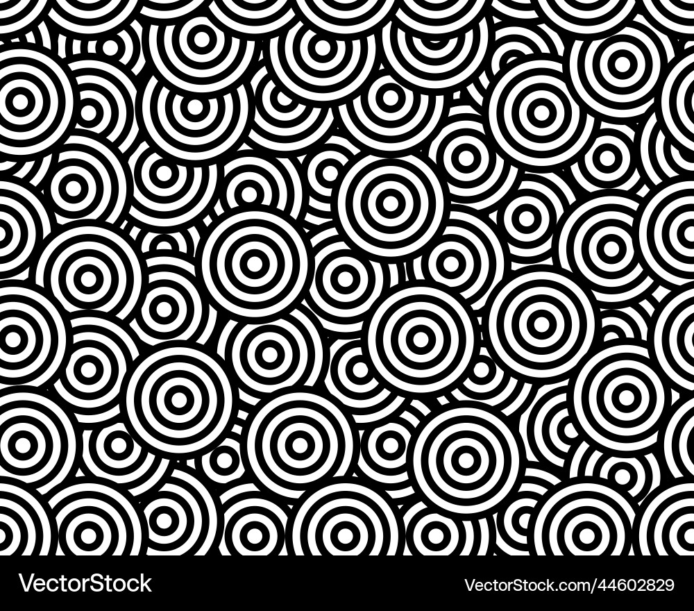 Concentric Circle Wave Pattern vector image