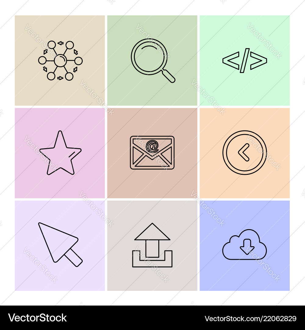 Document sound multimedia user interface vector image