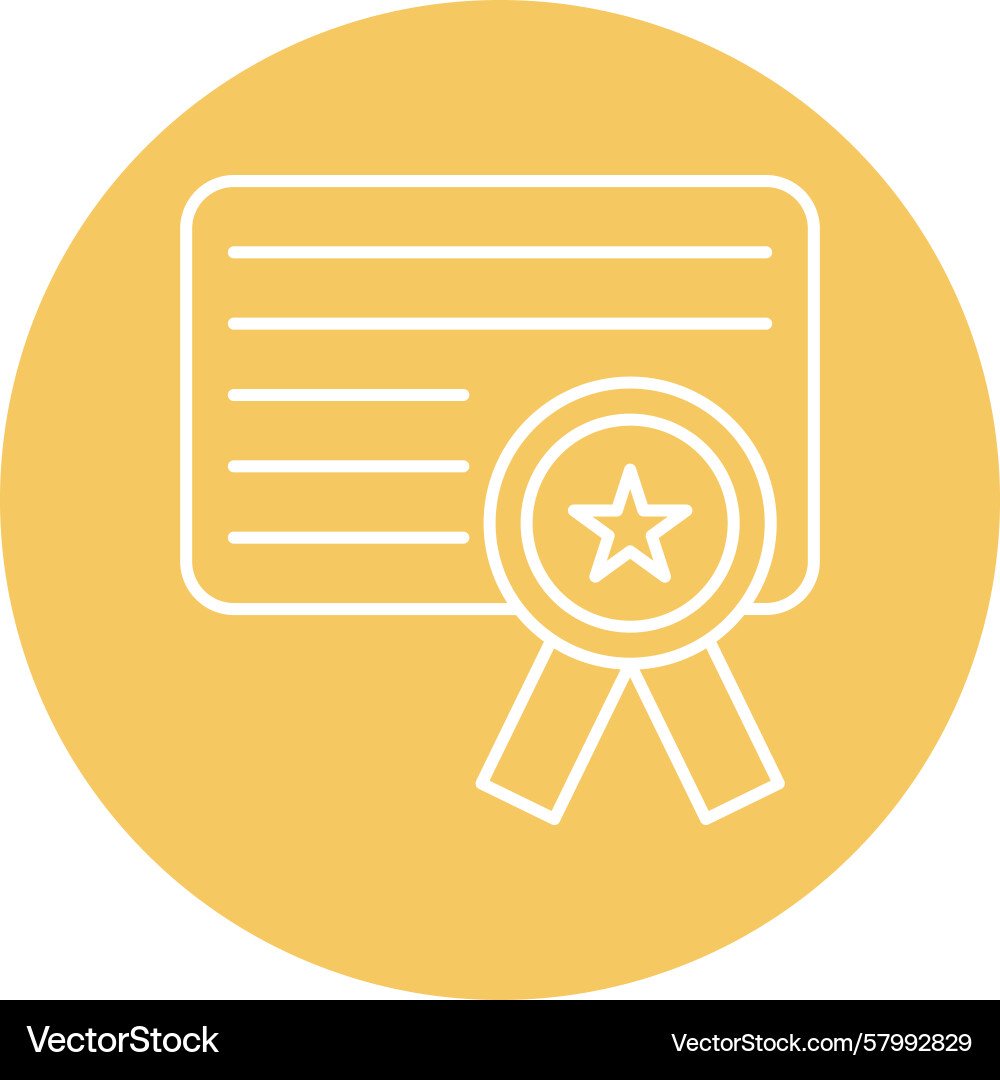 Multi-Circle Certificate Vector Image