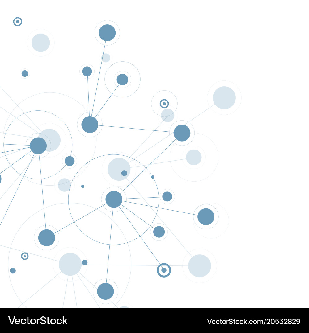 Network and connection design background Vector Image