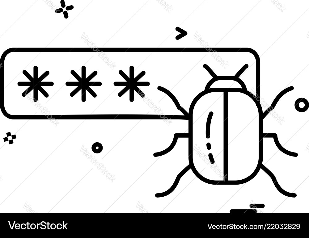 Password and security icon design Vector Image