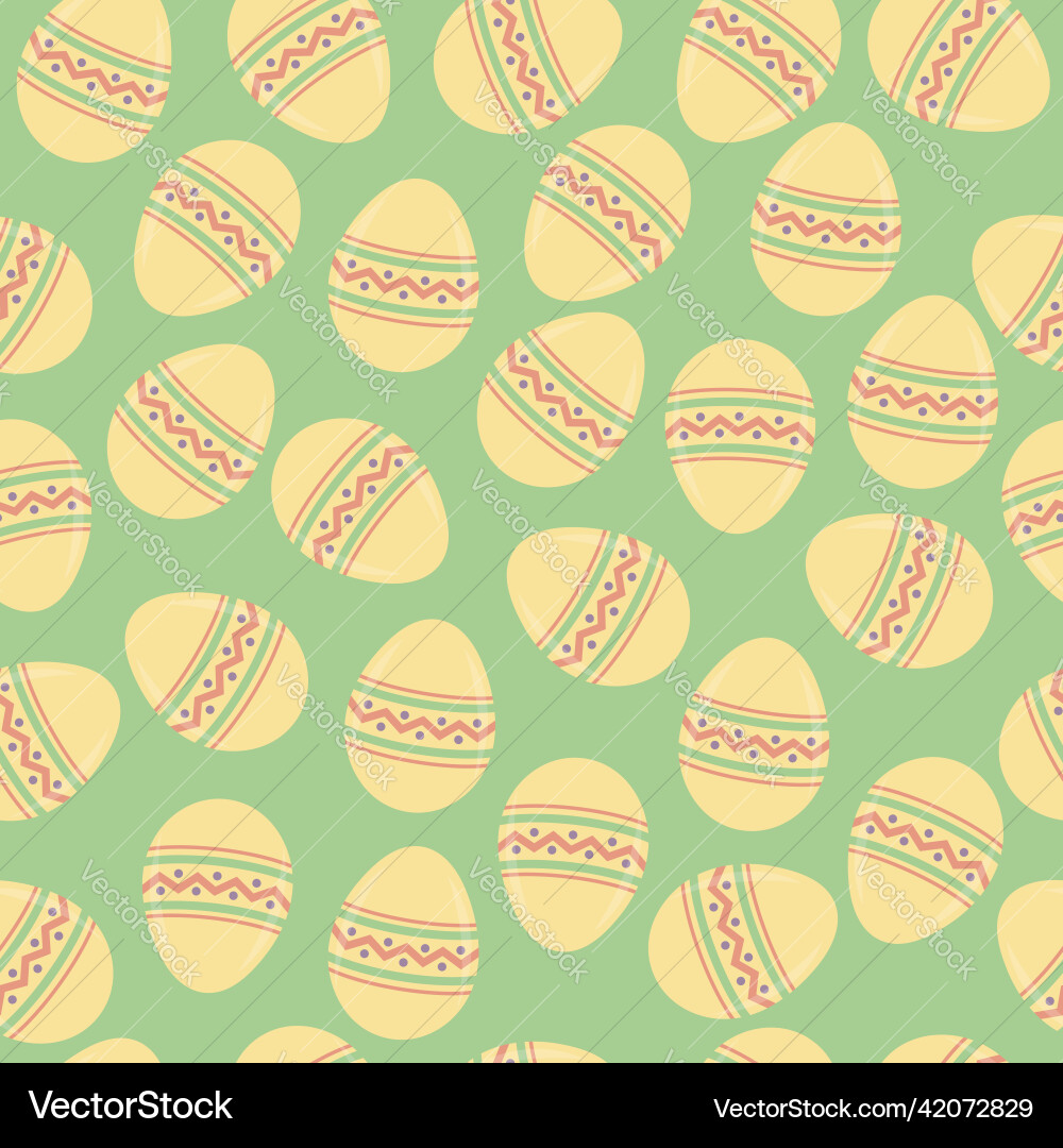 Spring easter seamless pattern Vector Image