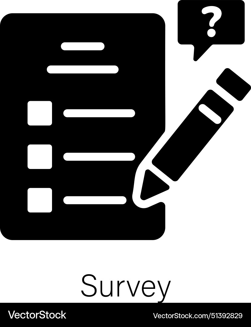 Survey Royalty Free Vector Image Vectorstock Survey Royalty Free Vector Image Vectorstock