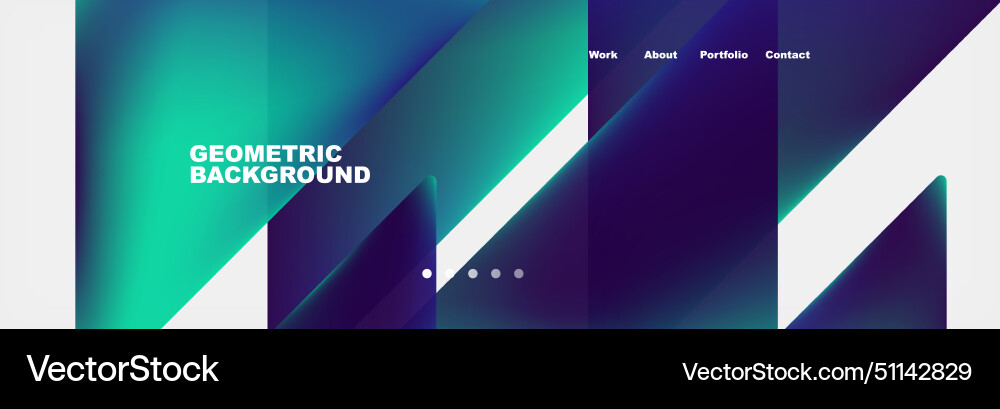 Triangle minimal web site page background design Triangle minimal web site page background design vector image