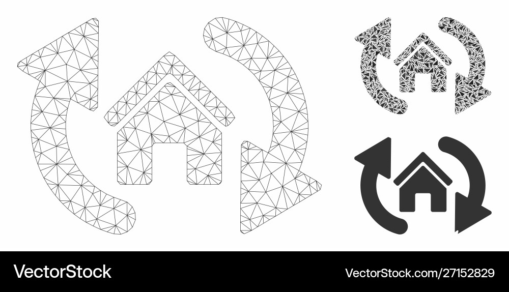 Update house mesh 2d model and triangle Update house mesh 2d model and triangle vector image
