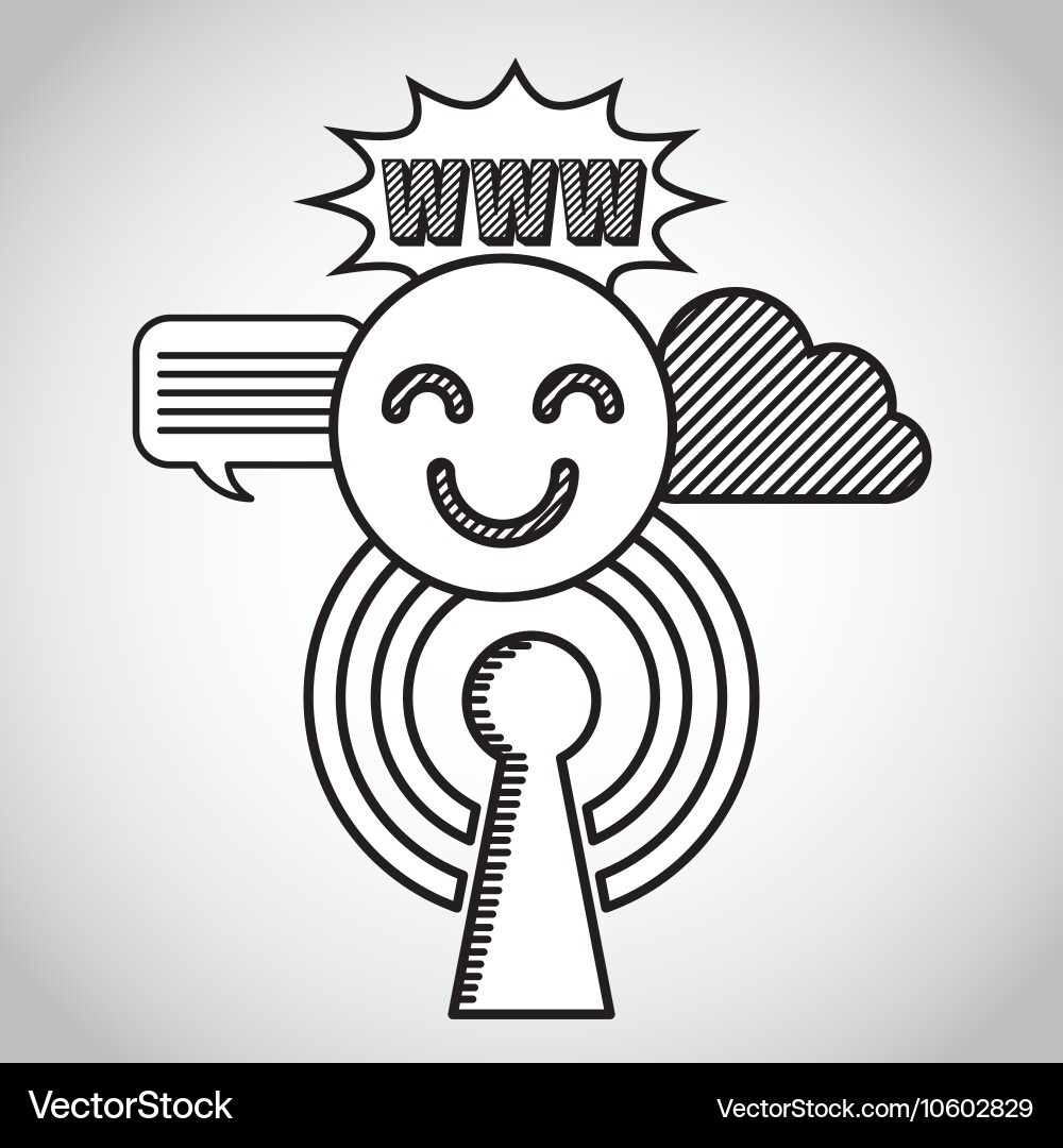 Wifi connection signal icons vector image