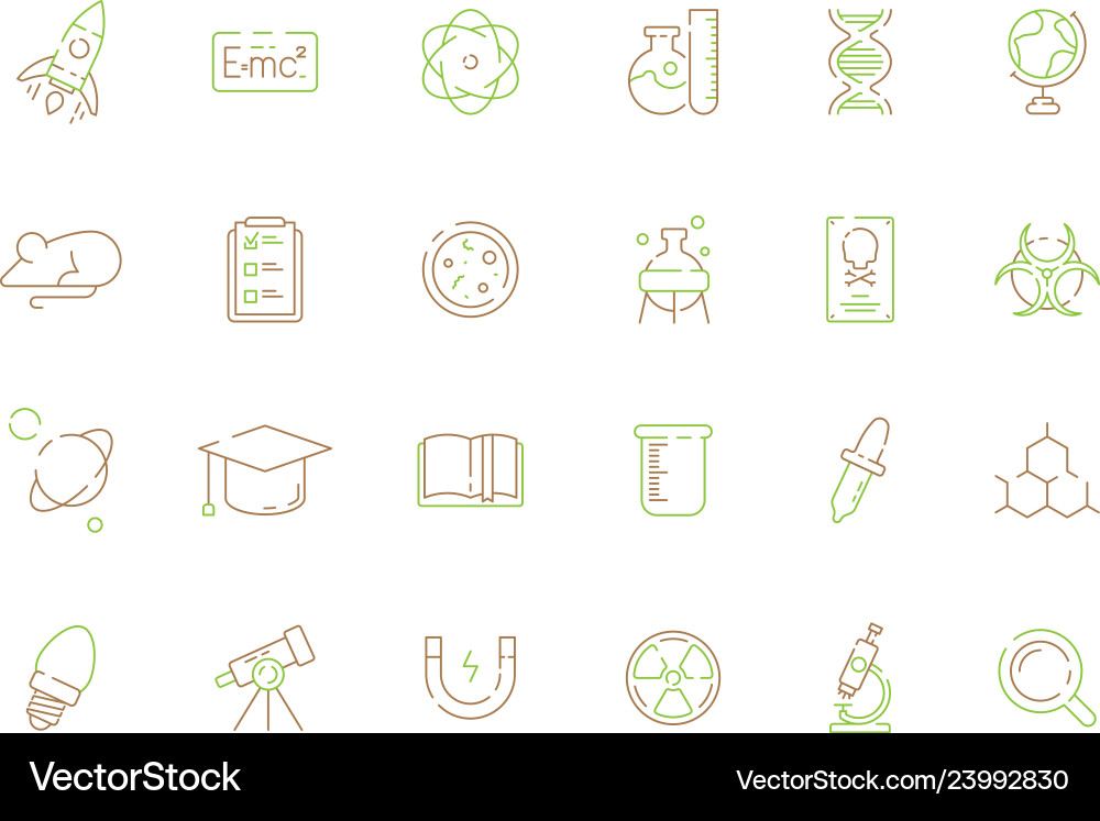 Science colored icon chemical experiment vector image