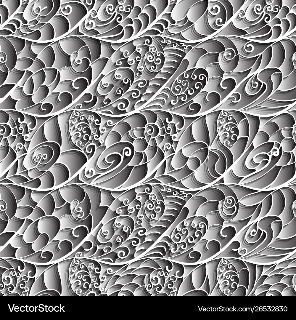Seamless abstract stylized pattern Seamless abstract stylized pattern vector image