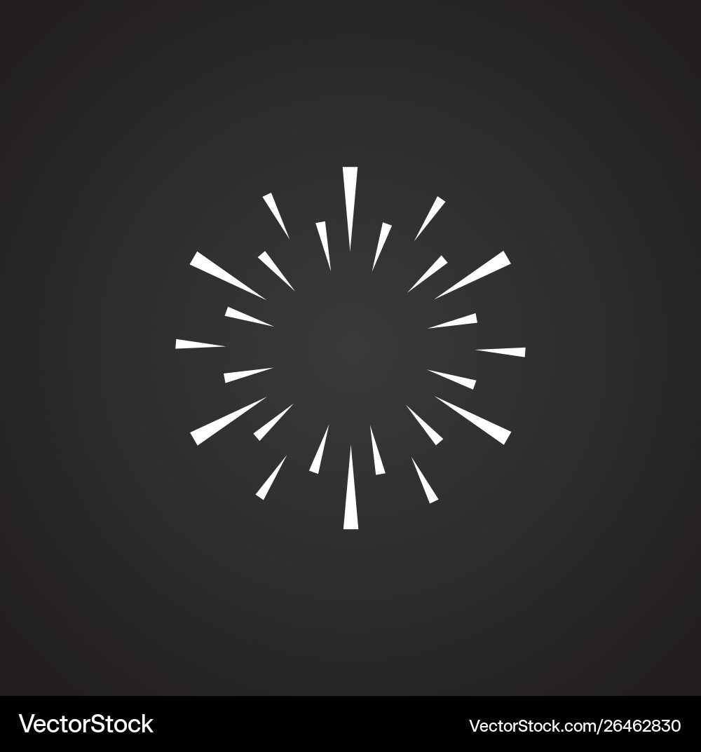 Sparkle icon on background for graphic and web Sparkle icon on background for graphic and web vector image