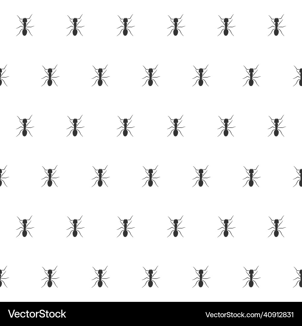 Ant seamless pattern background Ant seamless pattern background vector image