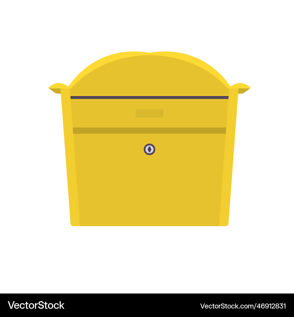 Mailbox flat clean icon design element vector image
