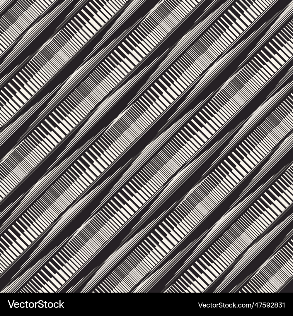 Monochrome moire diagonal striped pattern Monochrome moire diagonal striped pattern vector image