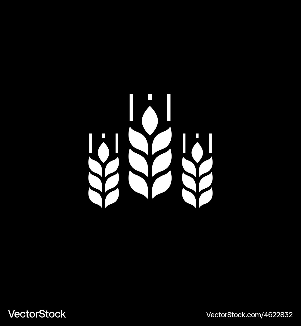 Agriculture symbol (4622832) – Royalty-Free Vector | VectorStock, image size:1000x1080