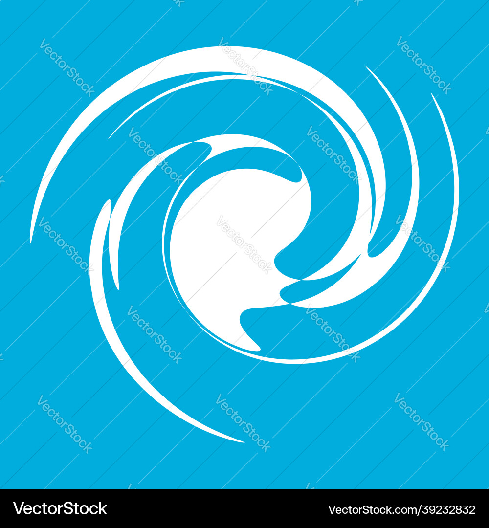 Curl spiral swirl volute helix circular twirl Vector Image