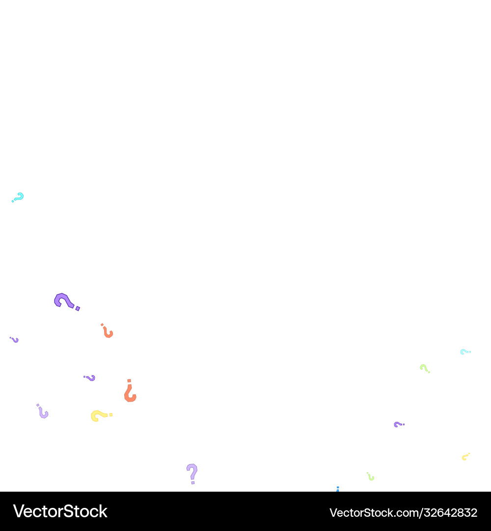 Question marks quiz doubt survey faq public poll Vector Image