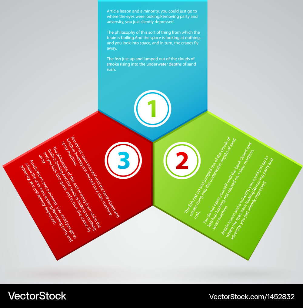 Web element for your site with text vector image