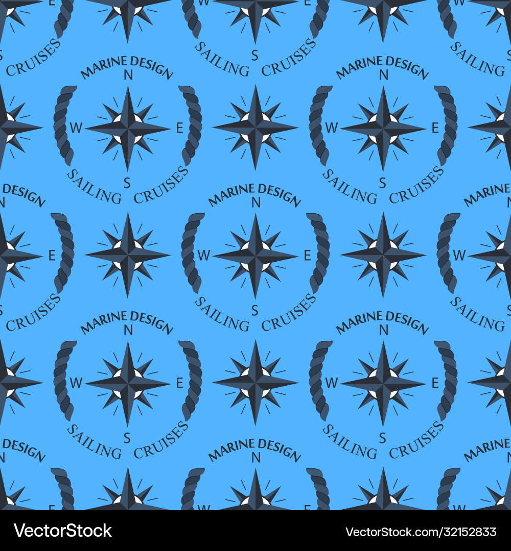 Anchor pattern Anchor pattern vector image