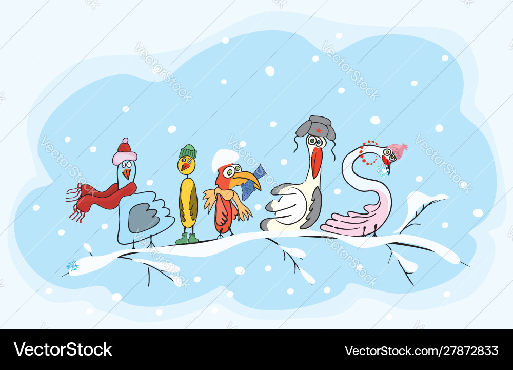 Funny winter riddle Funny winter riddle vector image
