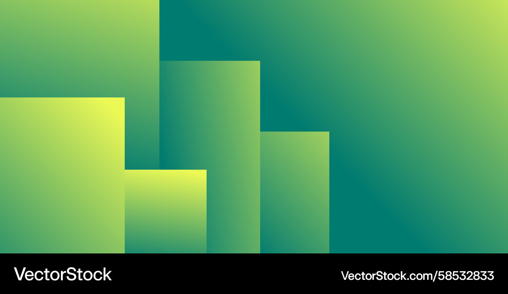 Gradient Green Abstract Background Vector Image