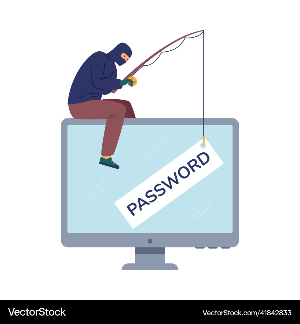 Hacker attacks computer security system flat Hacker attacks computer security system flat vector image
