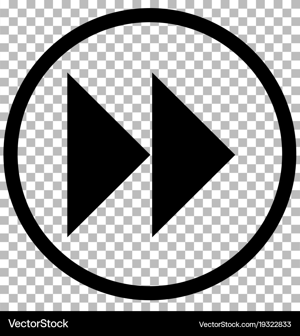 Next sign gray dark button on transparent Vector Image