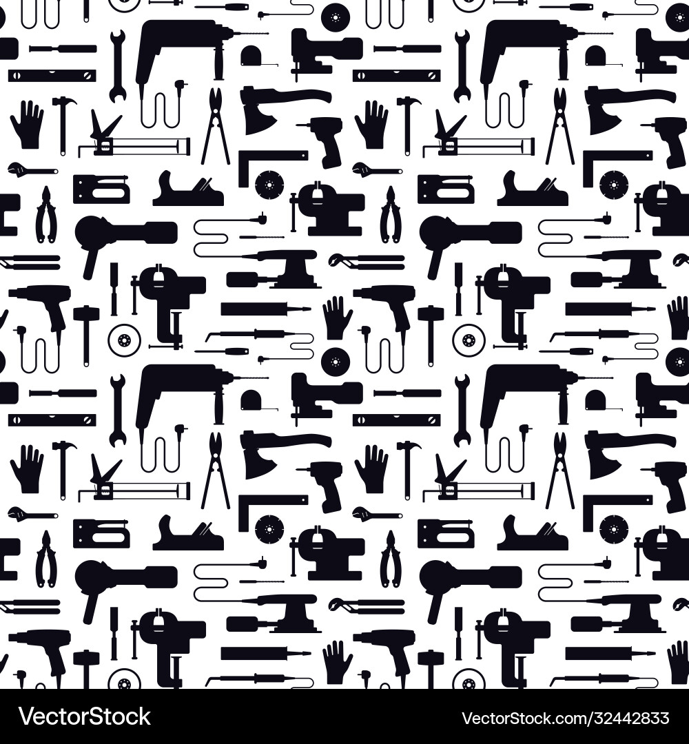 Seamless pattern for workshop Seamless pattern for workshop vector image