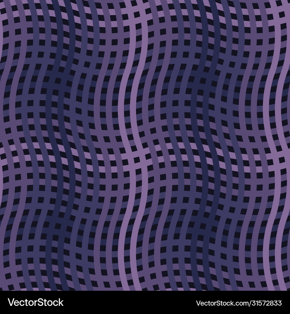 Seamless repeating pattern wavy lines Vector Image