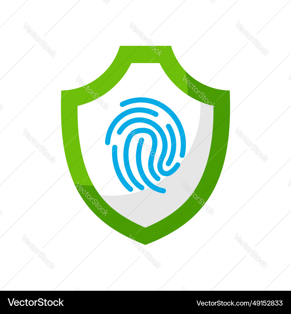 Security element flat design Vector Image
