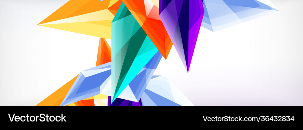 3d triangles and pyramids abstract 3d triangles and pyramids abstract Vector Image