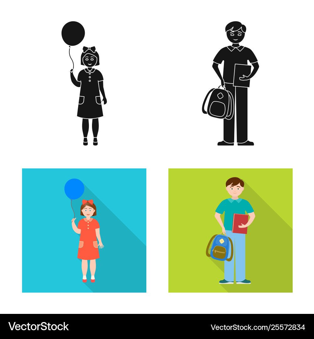 Design character and avatar icon Vector Image