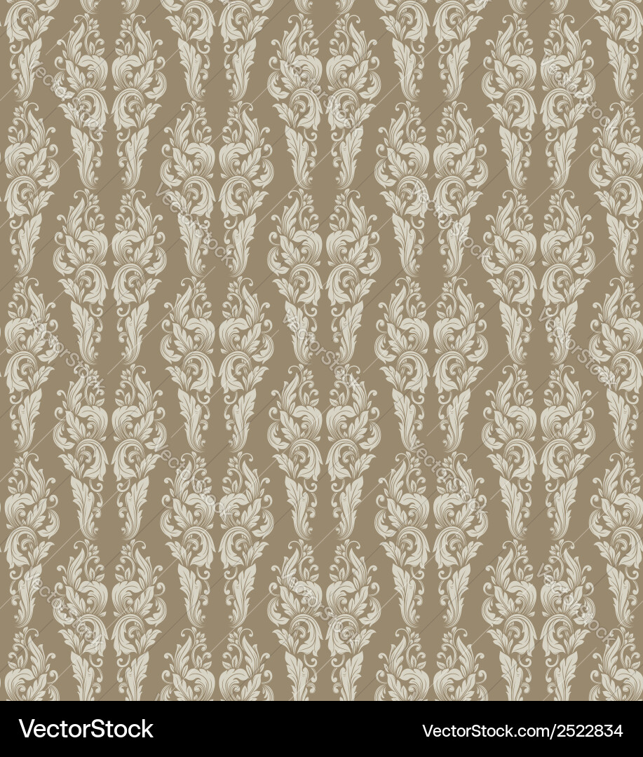 Elegant Damask Pattern vector image