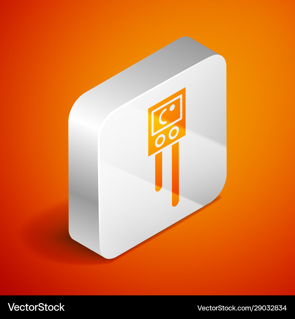 Isometric temperature and humidity sensor icon Vector Image
